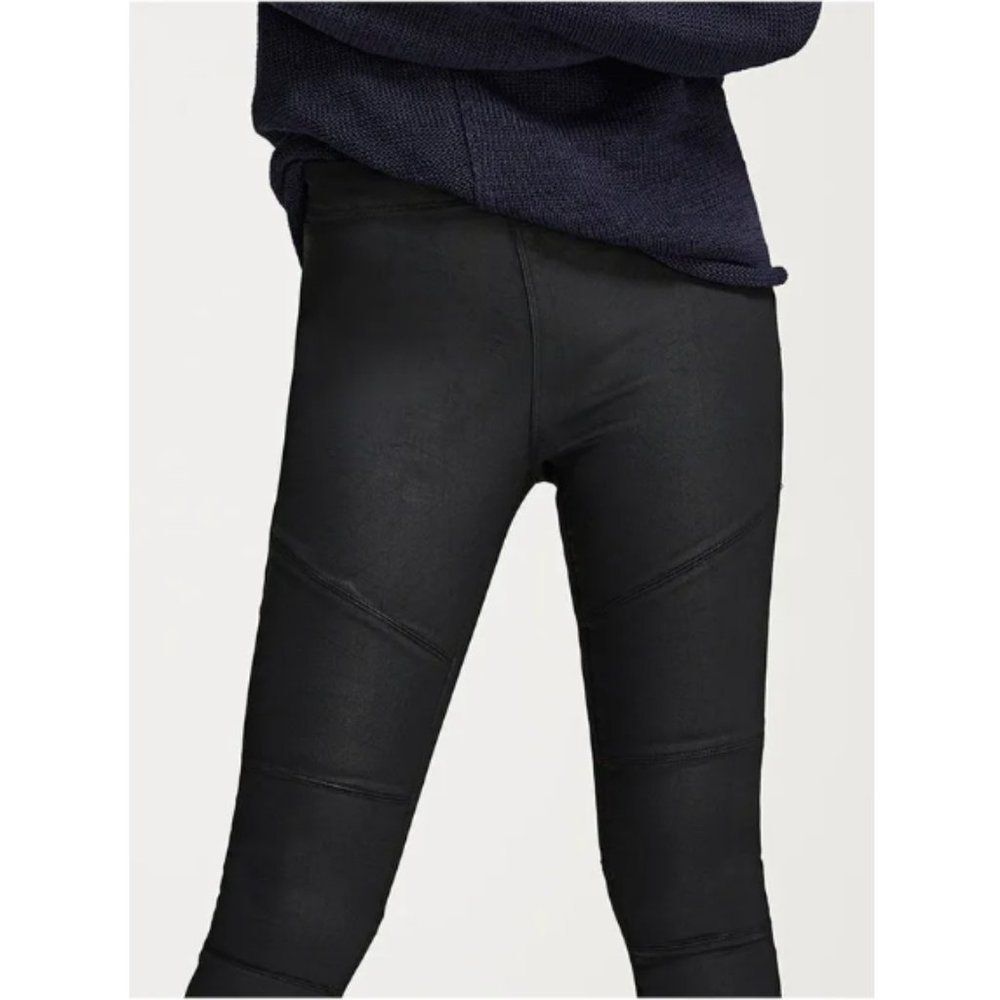 Dl1961 Sz. 24 Haven Black Coated Denim Leggings — image 3 of 8
